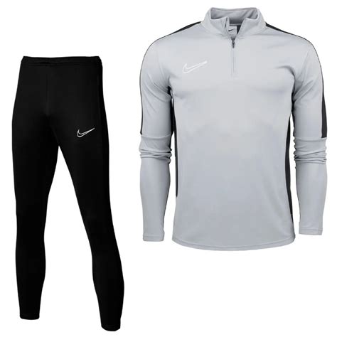 nike dri-fit academy 23 trainingspak grijs zwart wit|Nike Dri.